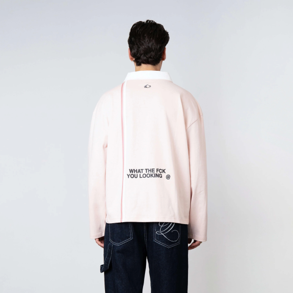 Quotrell Jameson Longsleeve Polo Roze