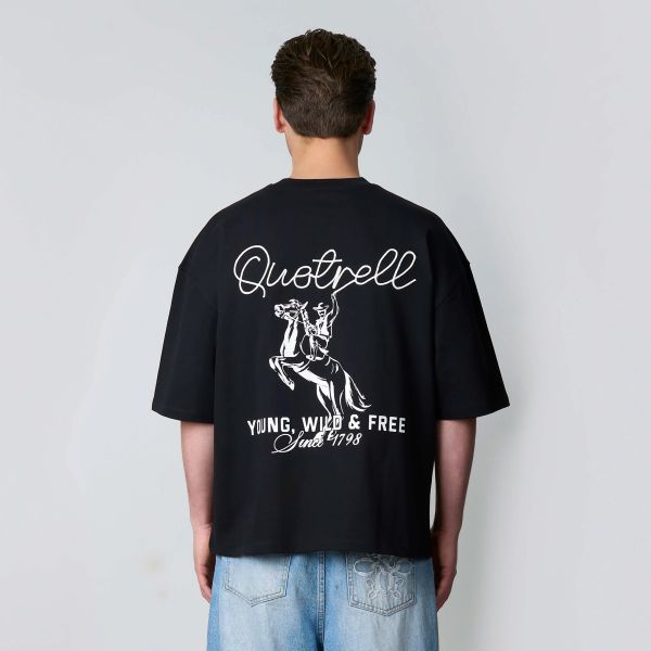 Quotrell Lasso T-shirt Zwart