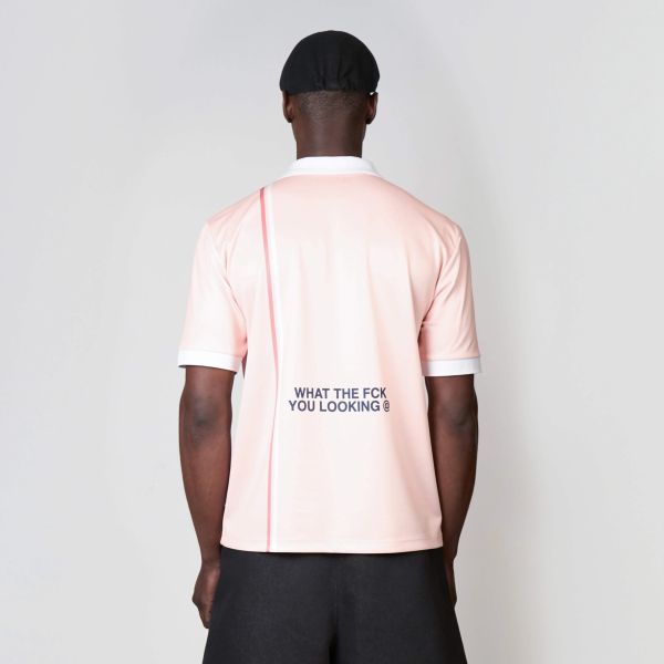 Quotrell Logan Soccer Polo Roze