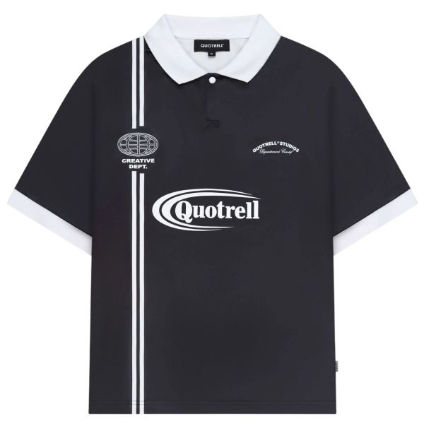 Quotrell Logan Soccer Polo Zwart