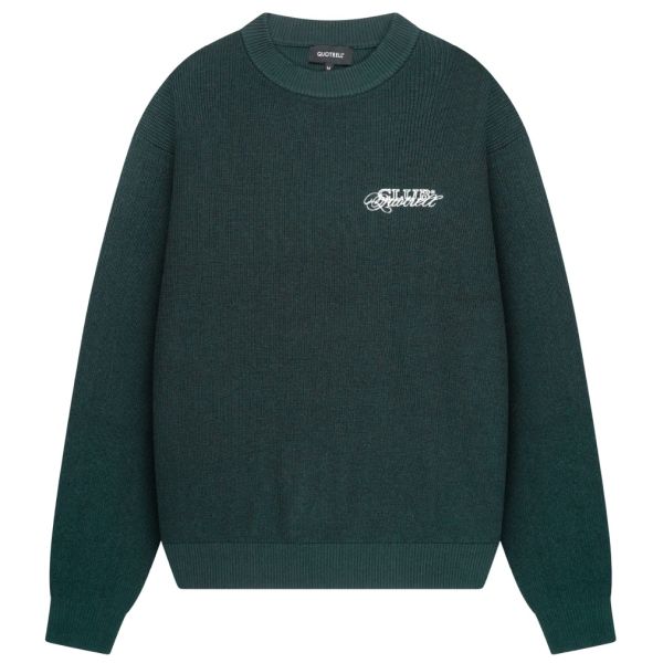Quotrell Zac Knitted Sweater Groen
