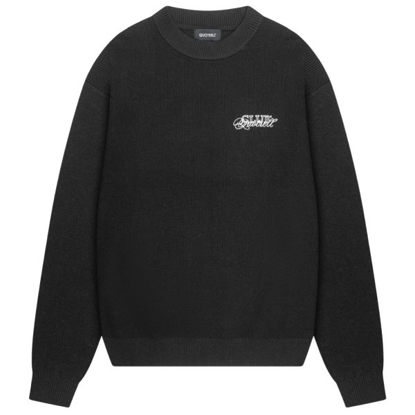 Quotrell Zac Knitted Sweater Zwart