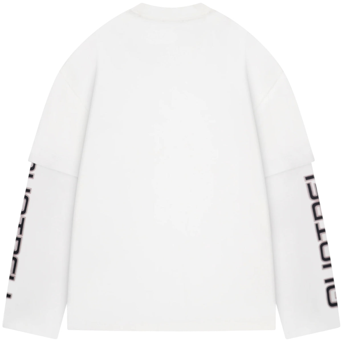 Quotrell Form Longsleeve T-shirt Wit