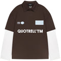 Quotrell Function Longsleeve Polo Bruin