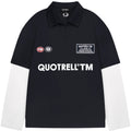 Quotrell Function Longsleeve Polo Navy