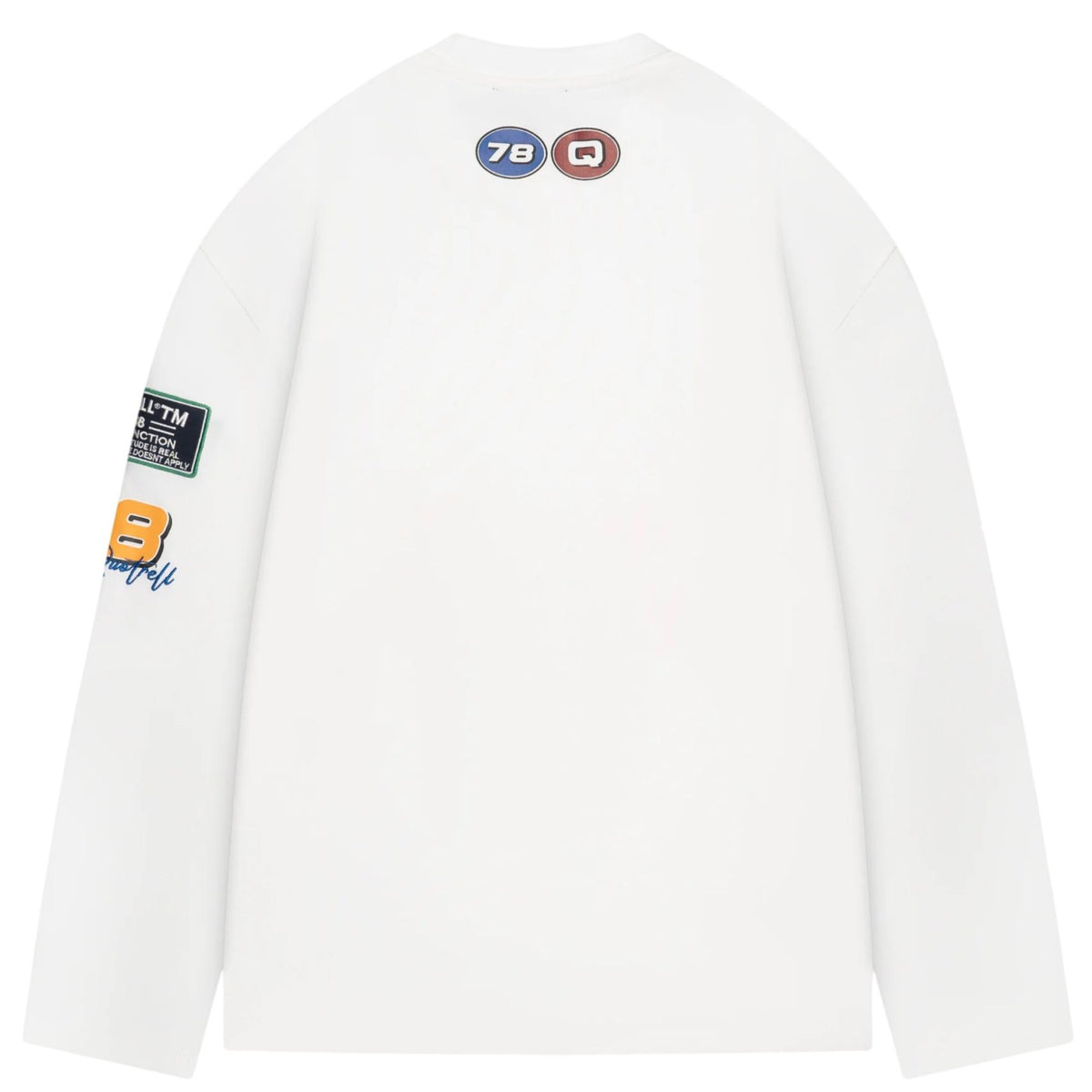 Quotrell Grid Longsleeve T-shirt Wit