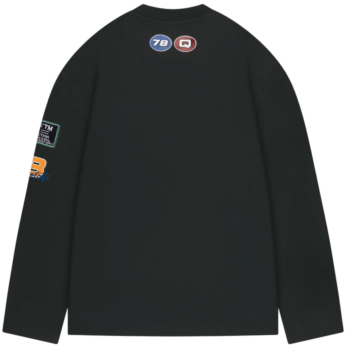 Quotrell Grid Longsleeve T-shirt Zwart
