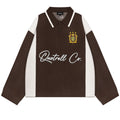 Quotrell Mono Knitted Longsleeve Polo Bruin
