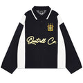 Quotrell Mono Knitted Longsleeve Polo Navy