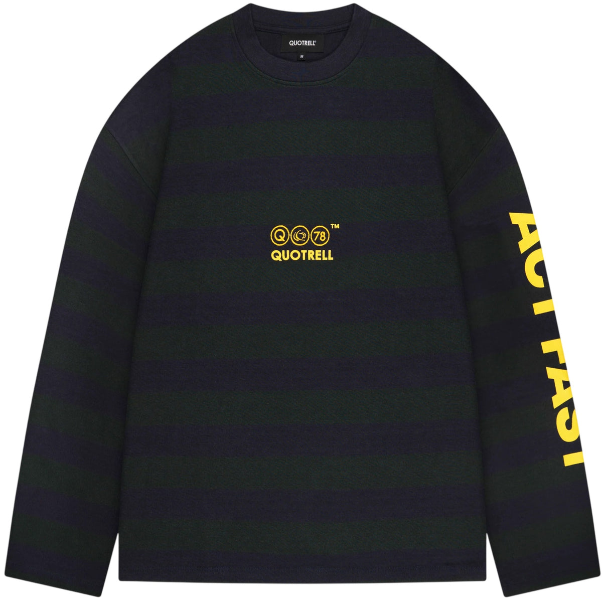 Quotrell Moving Longsleeve T-shirt Navy/Donker Groen