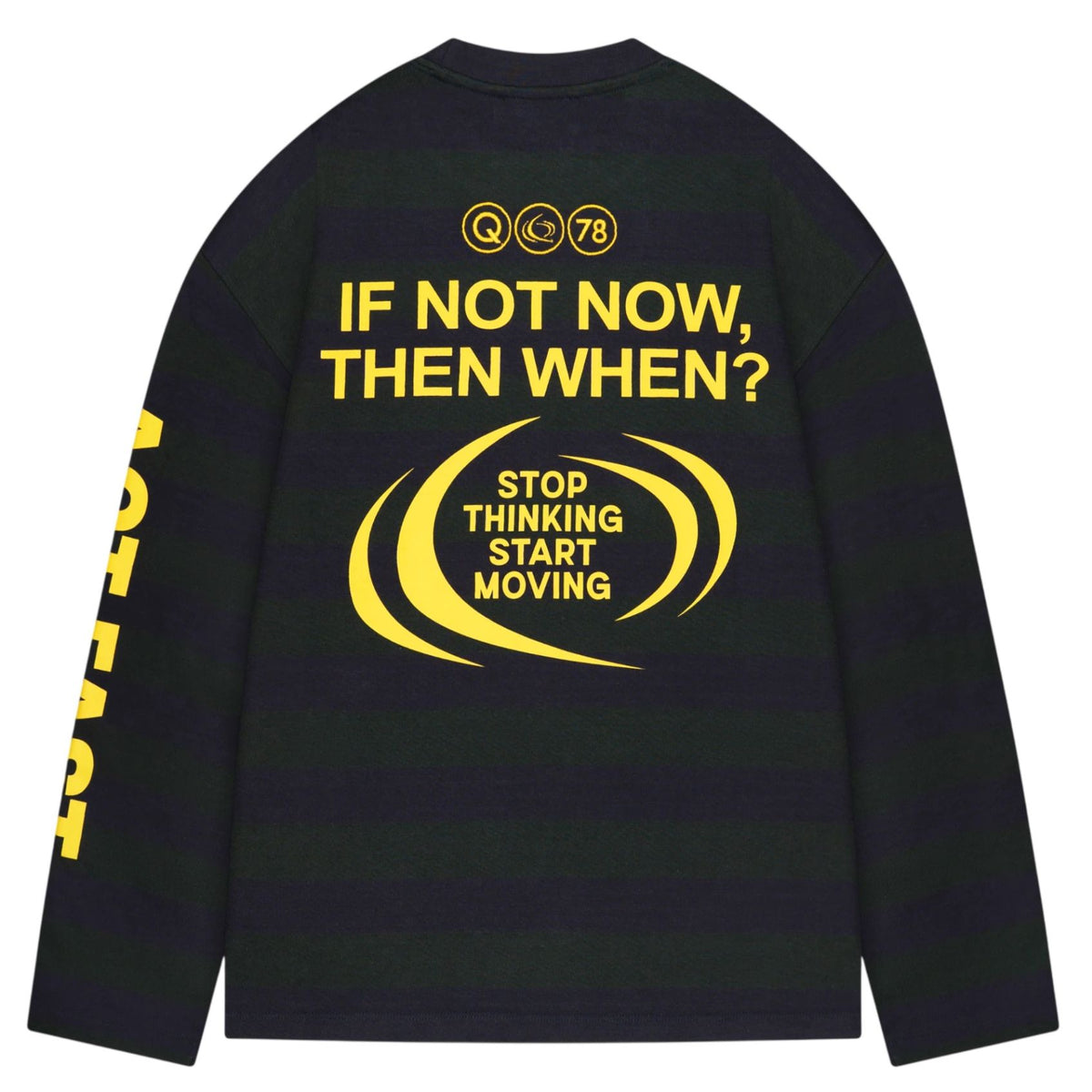 Quotrell Moving Longsleeve T-shirt Navy/Donker Groen