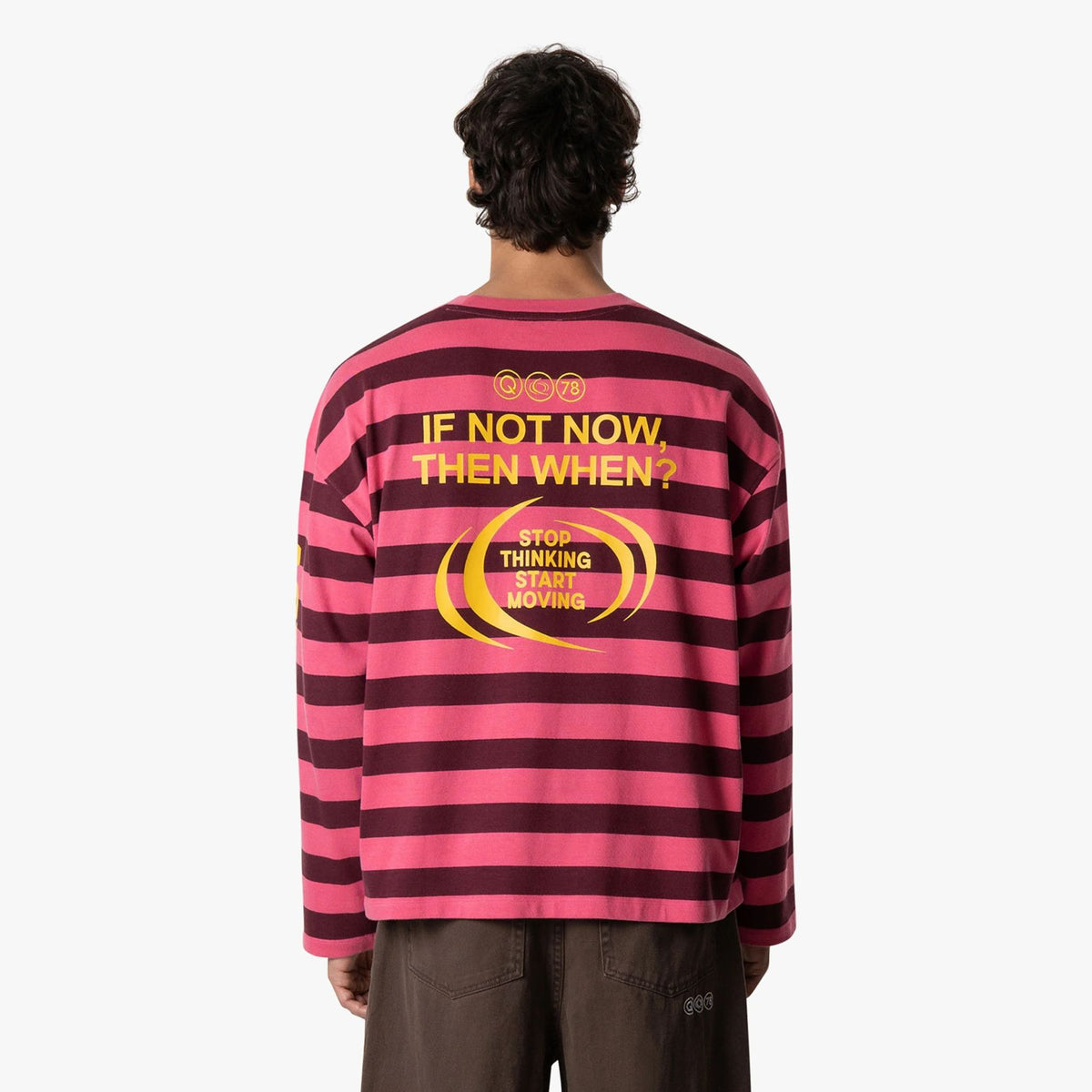 Quotrell Moving Longsleeve T-shirt Roze/Bordeaux