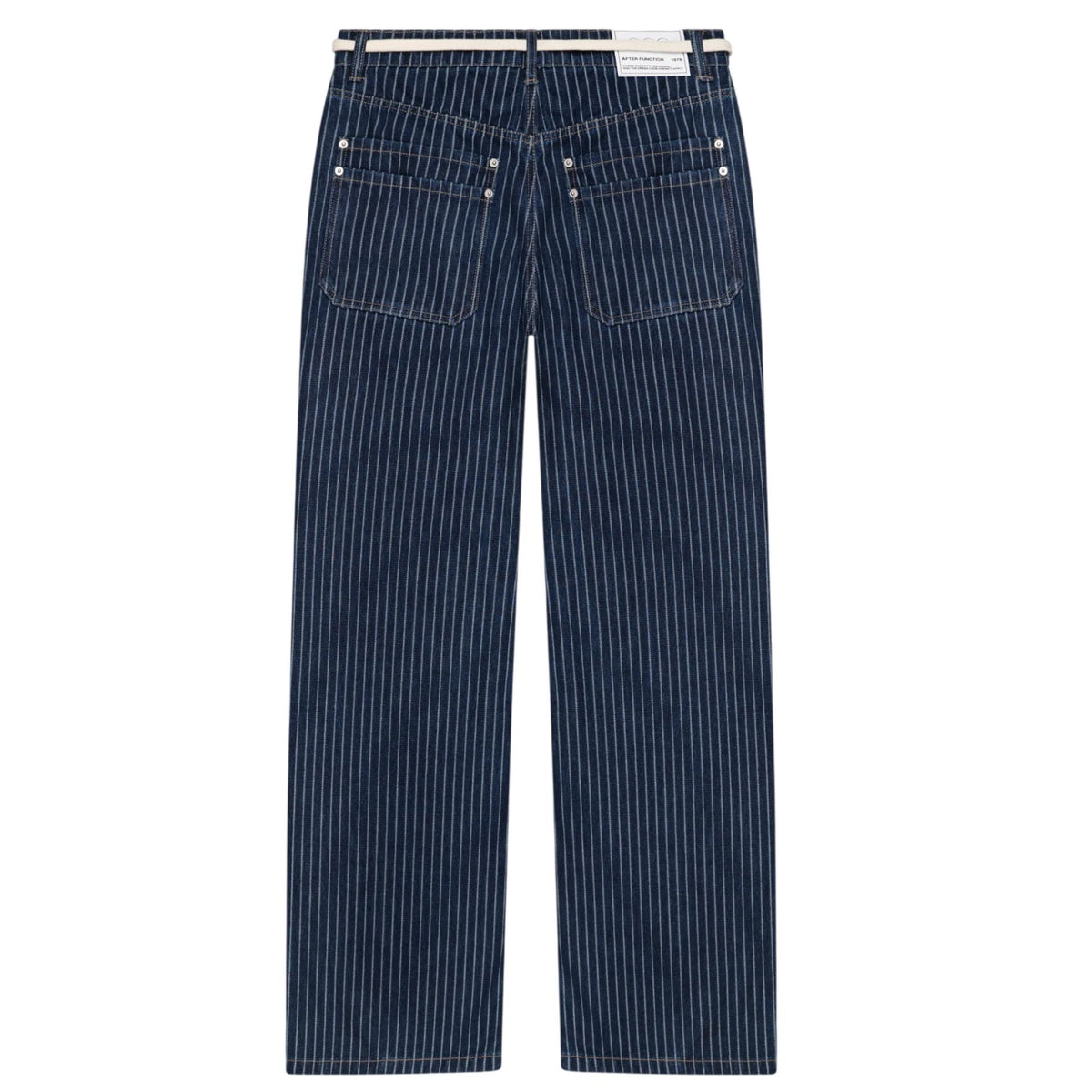 Quotrell Pinstripe Jeans Blauw