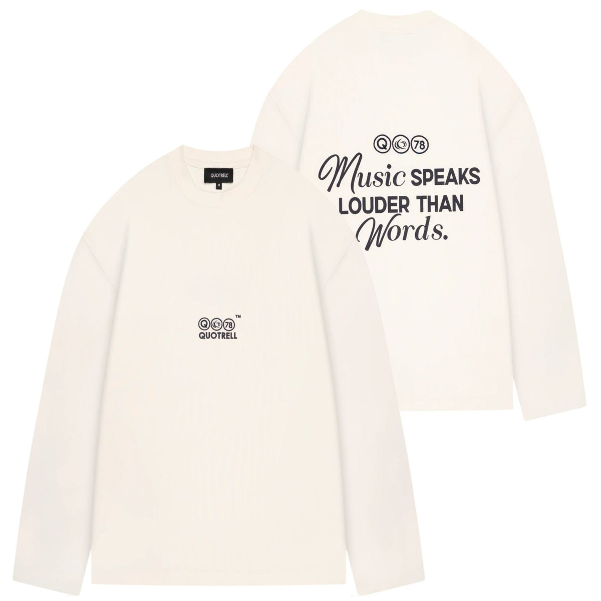 Quotrell Will Longsleeve T-shirt Off White