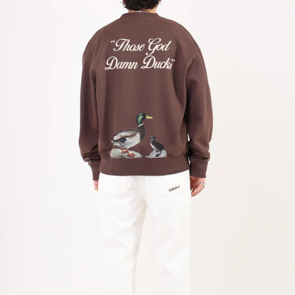 Sabbatical Ducks Sweater Bruin