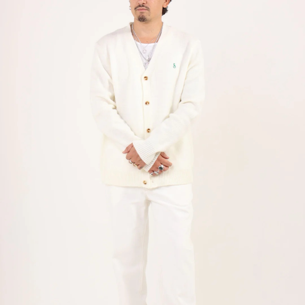 Sabbatical Tablecloth Cardigan Off White
