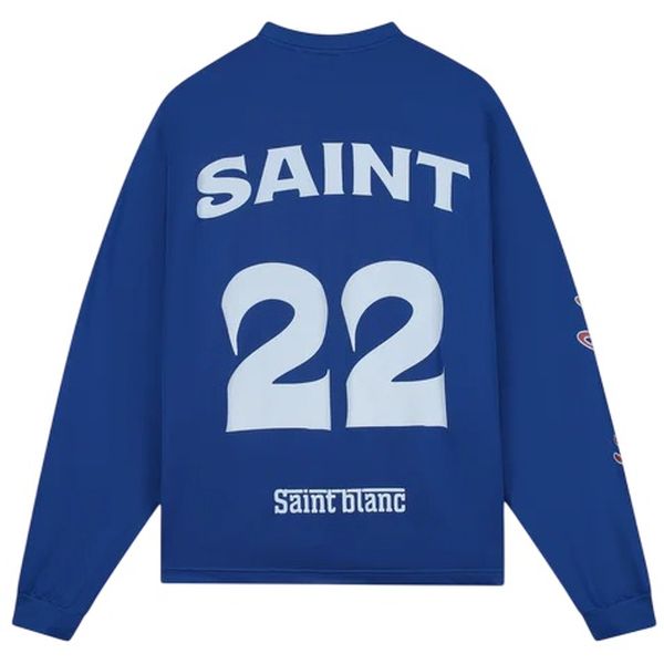 Saint Blanc Sponsorship Mesh Longsleeve Jersey Blauw