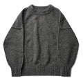 Seventh Wool Knit Sweater Antraciet