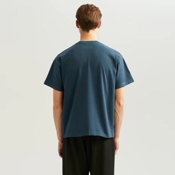 ANGE Projects Wine Drive Patch T-shirt Navy