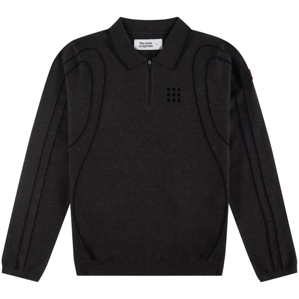The New Originals Innerspace Longsleeve Polo Bruin