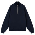 The Savage Report Half Zip Sweater Navy