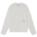 The Savage Report Logo Bar Longsleeve T-shirt Off White