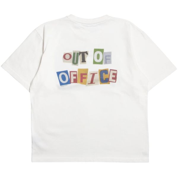 The Savage Report Newspaper T-shirt Off White
