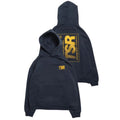 The Savage Report Stamp Hoodie Navy