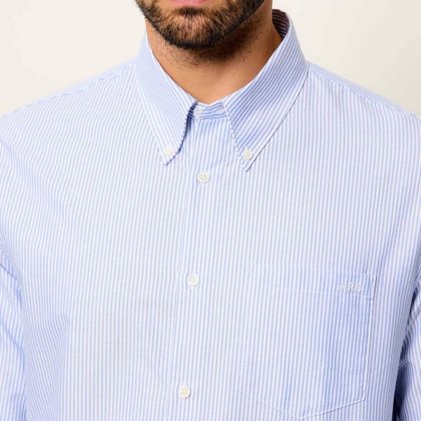 A.P.C. New Greg Overhemd Licht Blauw