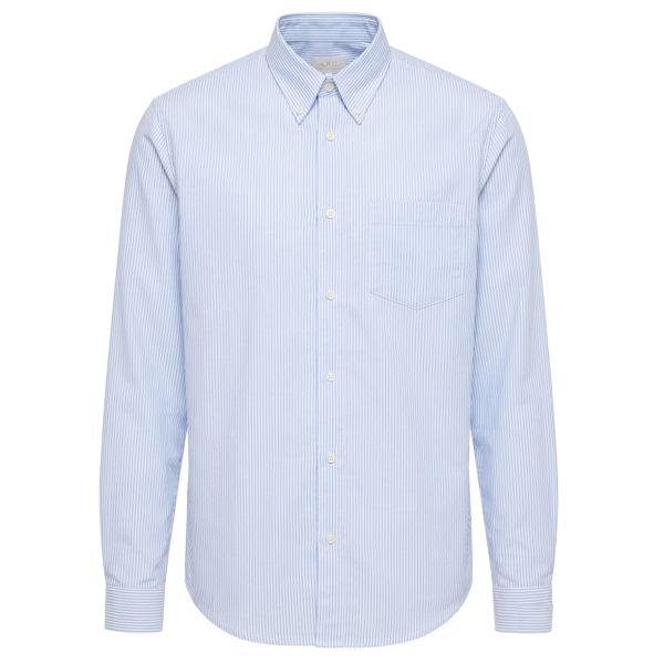 A.P.C. New Greg Overhemd Licht Blauw
