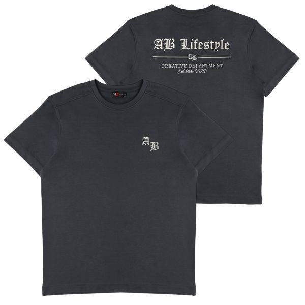 AB Lifestyle Ink Canvas T-shirt Zwart