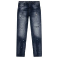 AB Lifestyle Macau Regular Bleach Jeans Donker Blauw