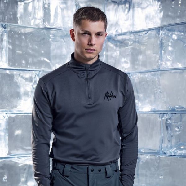 Malelions Ski Mogul Pully Sweater Antraciet