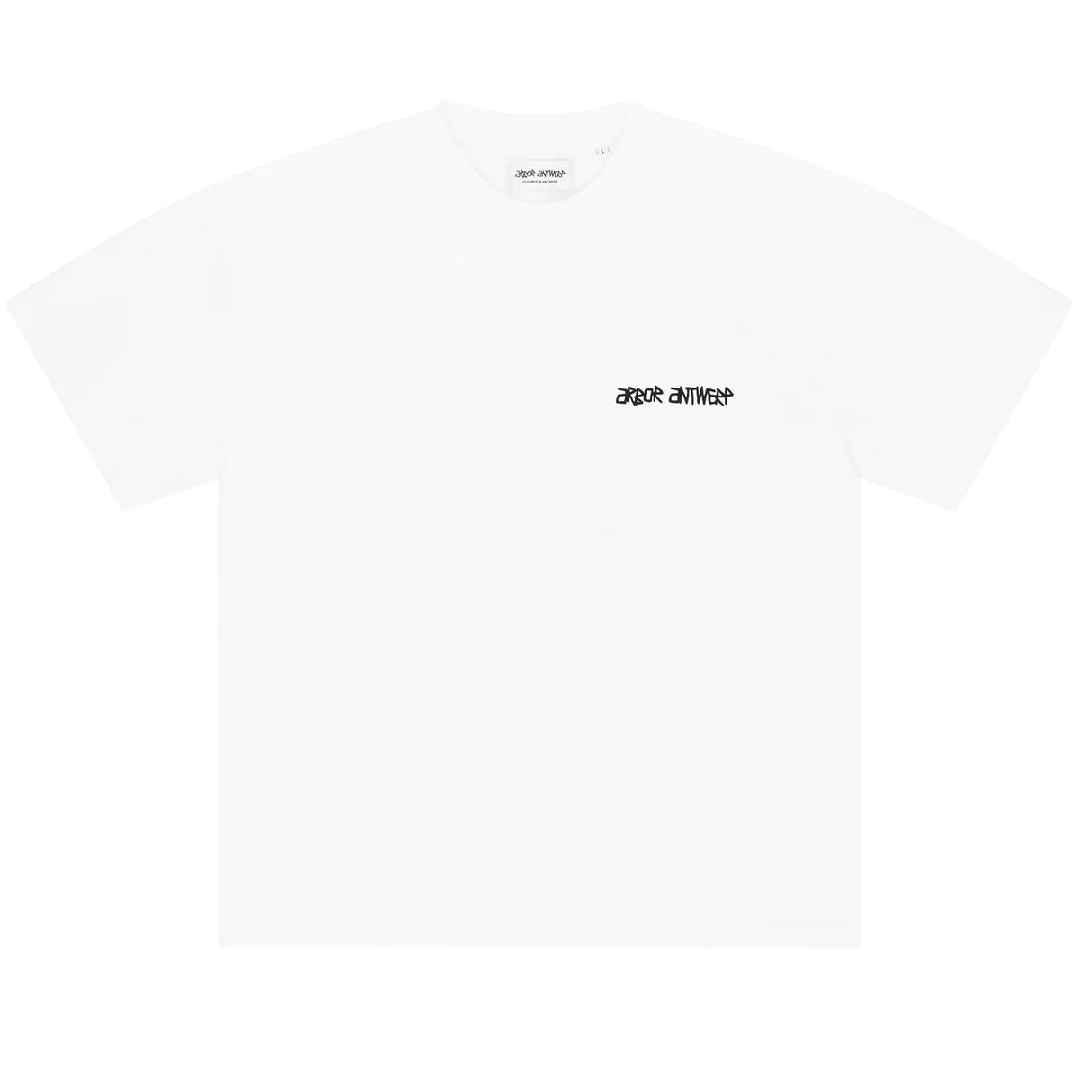 Arbor Antwerp Flower Motion T-shirt Wit