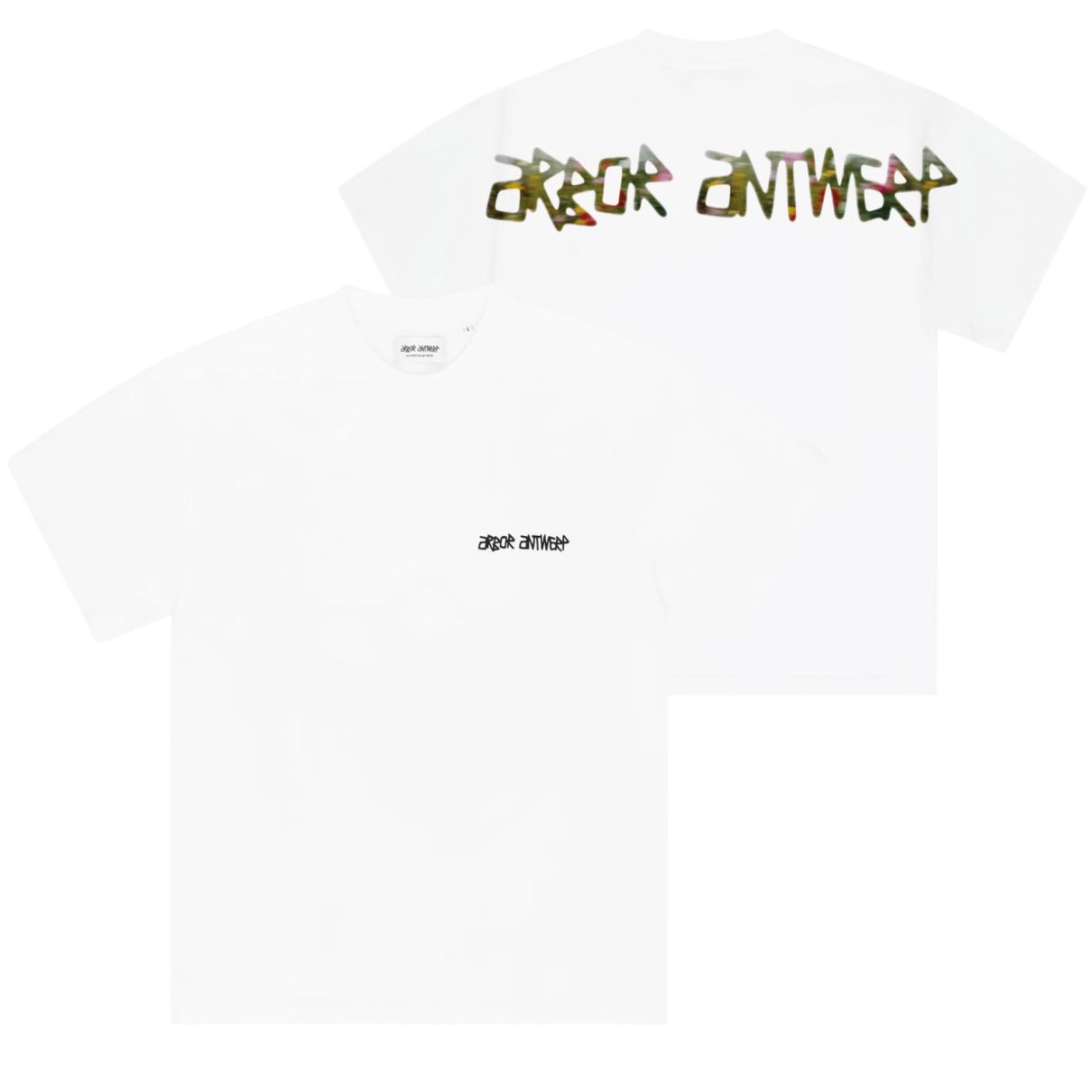 Arbor Antwerp Flower Motion T-shirt Wit