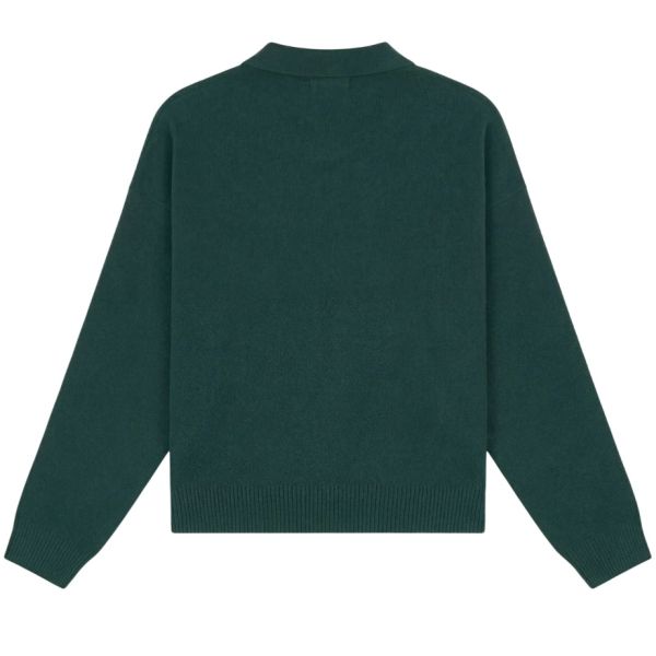 Arbor Antwerp Green Flower Knit Vest Groen