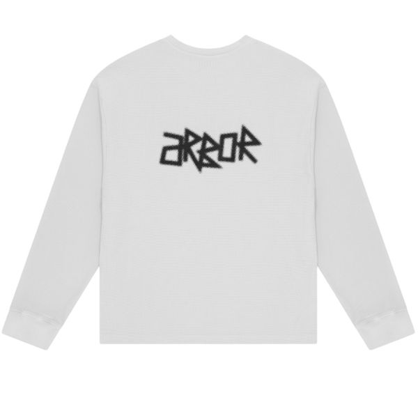 Arbor Antwerp Halftone Waffle Sweater Grijs