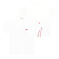 Arbor Antwerp Jasmine Red T-shirt Wit