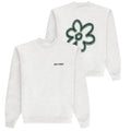 Arbor Antwerp Line Flower Sweater Grijs