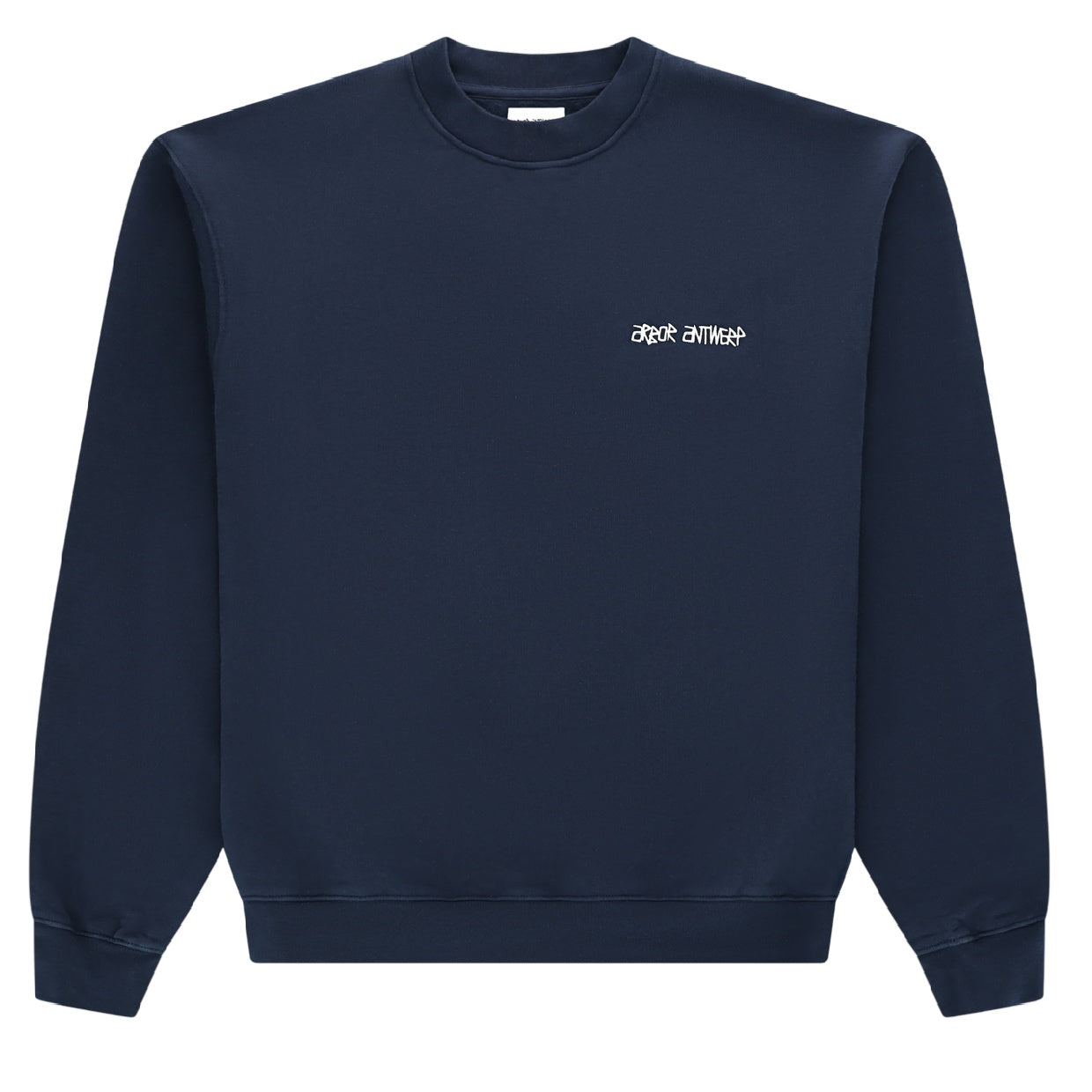 Arbor Antwerp Line Flower Sweater Navy