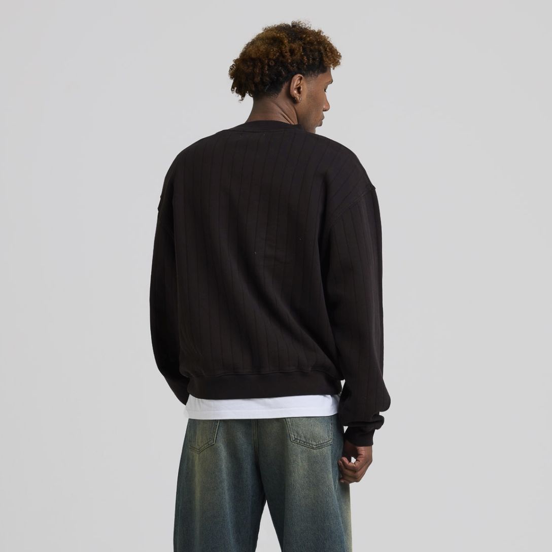 Arbor Antwerp Needle Drop Sweater Bruin