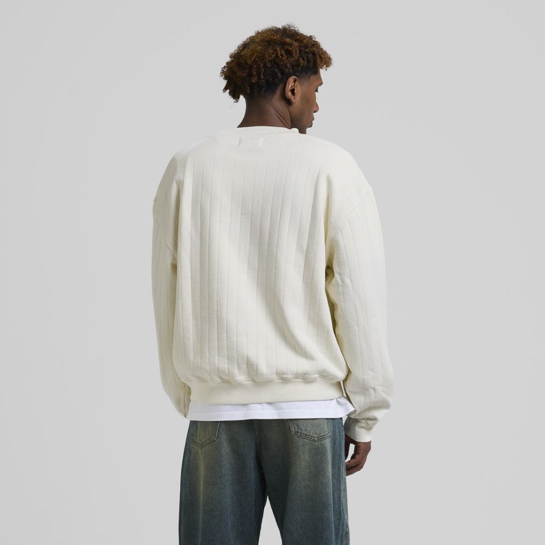 Arbor Antwerp Needle Drop Sweater Off White