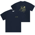 Arbor Antwerp Outline Flower T-shirt Navy