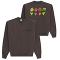 Arbor Antwerp Pixel Flower Sweater Bruin