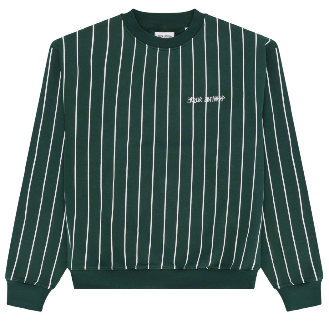 Arbor Antwerp Vertical Lines Sweater Donker Groen
