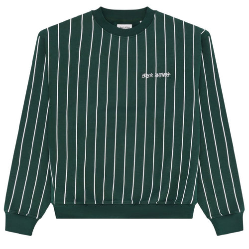 Arbor Antwerp Vertical Lines Sweater Donker Groen
