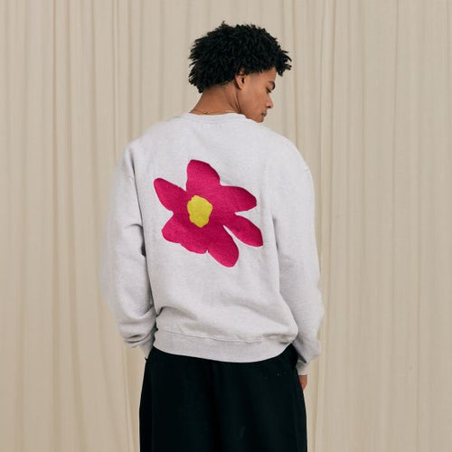 Arbor Antwerp Violet Pink Sweater Grijs