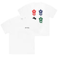 Arbor Antwerp Four Flowers T-shirt Wit