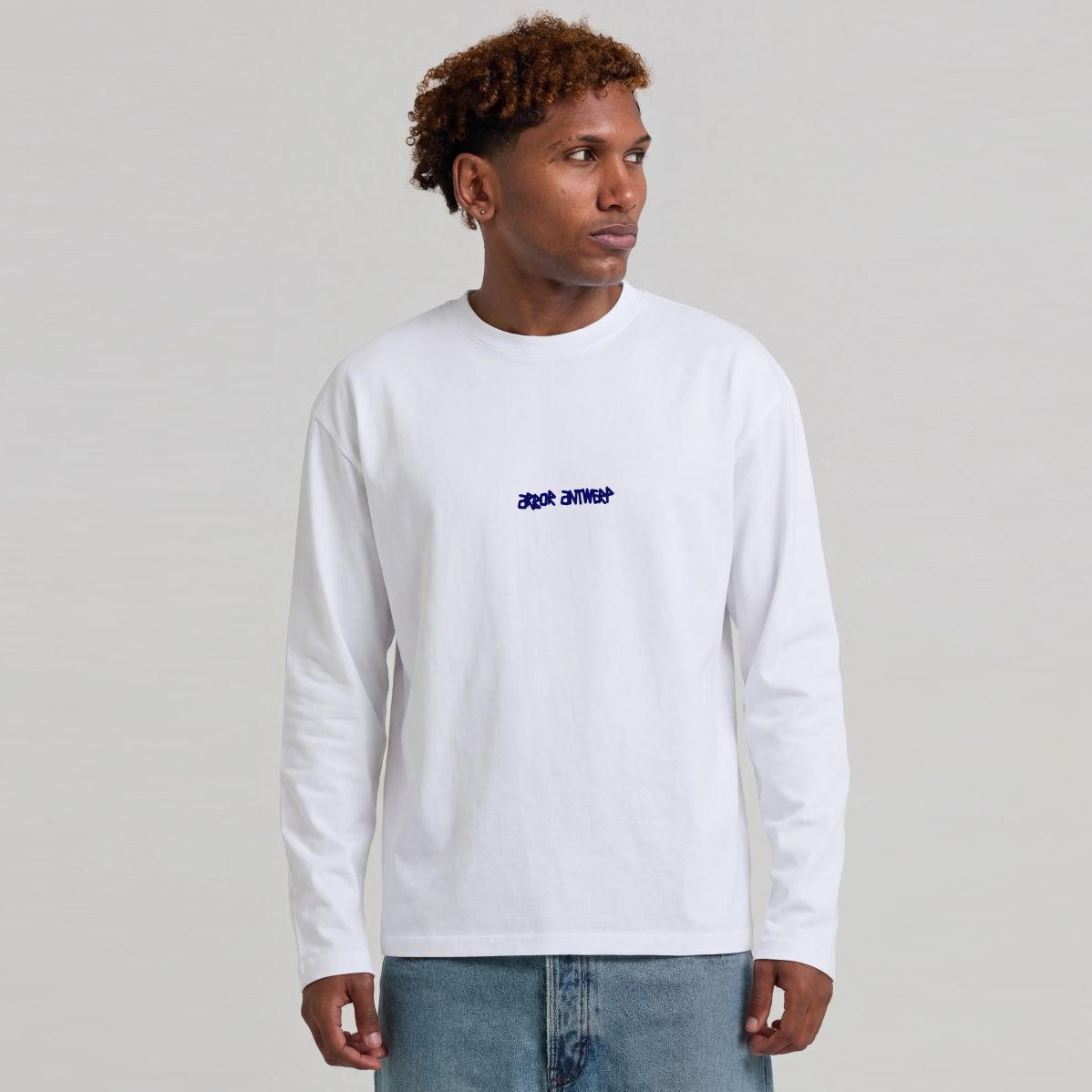 Arbor Antwerp Spray Outline Longsleeve T-shirt Wit
