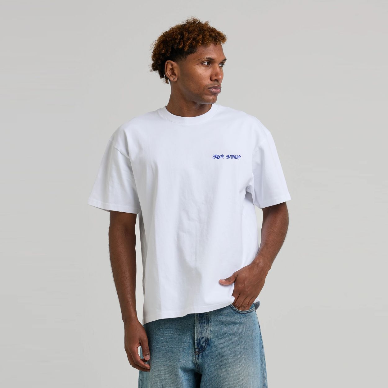 Arbor Antwerp Triple Love T-shirt Wit/Blauw